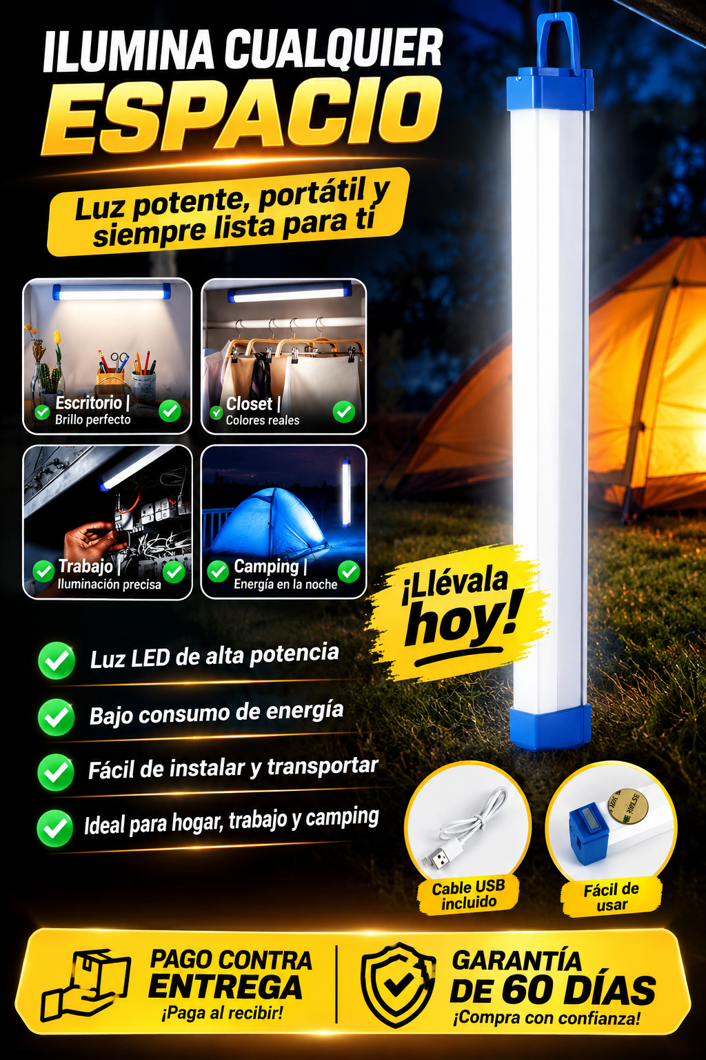 LA LUZ PORTÁTIL QUE NECESITAS PARA CADA MOMENTO